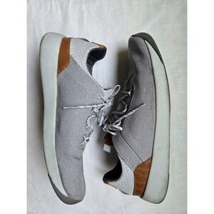 Olukai Mens Nanea Li Sneakers Size 12 M12 Shoes Gray Canvas Sneakers Comfort